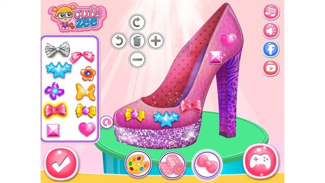 NEW Игры для детей—Disney Принцесса Рапунцель Дизайн босоножек—Мультик Онлайн Видео Игры для девоче