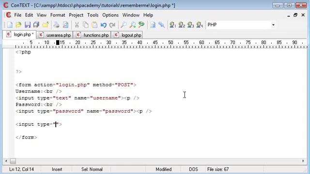 PHP Tutorials: 'Remember me' style Login System using Cookies and Sessions (Part 2) смотреть онлайн