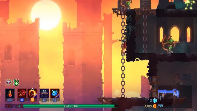 Dead Cells. Пробуем Daily испытания. Фармим разные предметы. смотреть онлайн