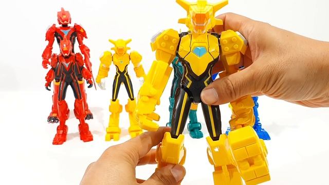 Dinoster Action Figure Dino Patrs Combine Lucio JayMin DelBy OZ Dino SuitMode TransFormation смотреть онлайн