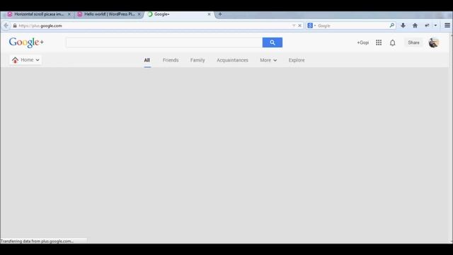 Horizontal scroll google picasa images wordpress plugin смотреть онлайн