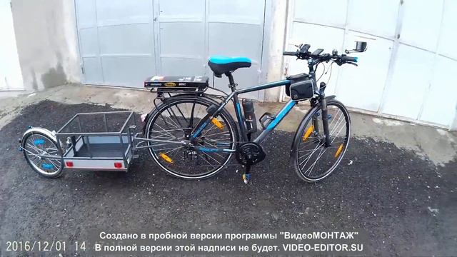 Самодельный велоприцеп. homemade bicycle trailer. made in ARMENIA смотреть онлайн
