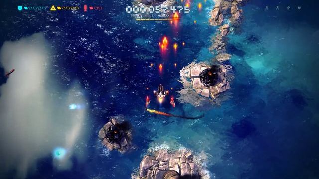 Sky Force Anniversary. Уровень 2, все звезды, сложность - ненормальный. смотреть онлайн