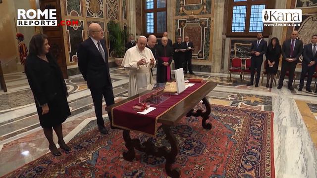 Встреча с премьер министром Ливана в Ватикане смотреть онлайн