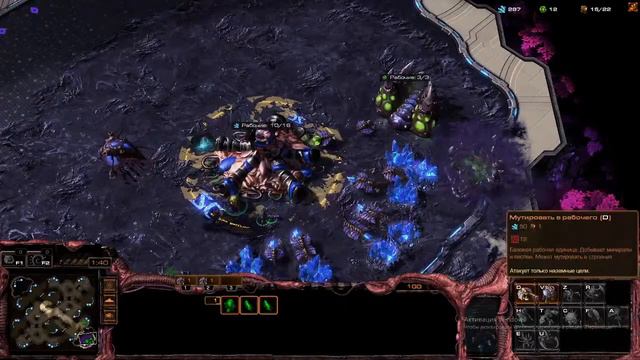 Cтрим по StarCraft 2 // Качаем зергов!)))))) смотреть онлайн