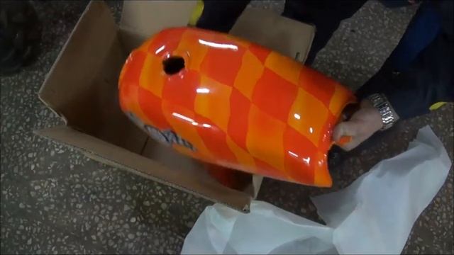 Тюнинг-комплект для мопеда Альфа, бак + боковые крышки, стиль RIDER смотреть онлайн