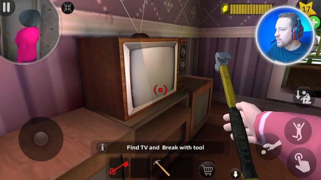 КАК ПРОЙТИ ИГРУ Scary Teacher 3D ТЕЛЕВИЗОР смотреть онлайн