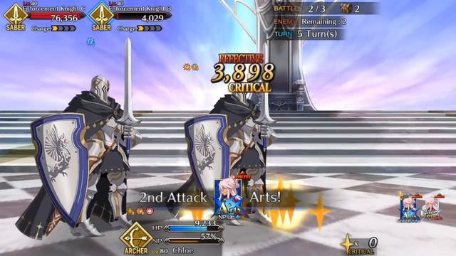 FGO [NA] Solo Chloe Infinite NP spam смотреть онлайн