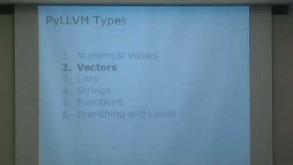PyLLVM: A compiler from Python to LLVM-IR