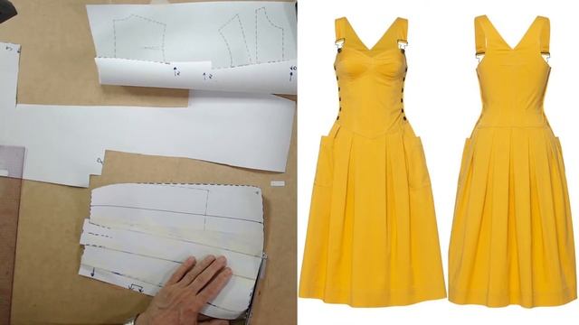 моделируем сарафан modelado de vestido #курсыкройкиишитья #валерийпрокудиншитьё #diseño. смотреть онлайн