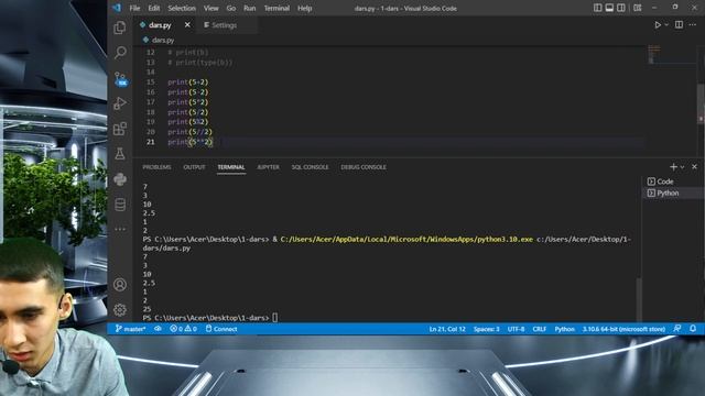 02.Ma'lumot kritish va chiqarishning Python asoslari bo'yicha eng qiziqarli usullari смотреть онлайн