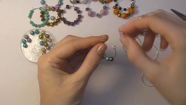 DIY Серьги кольца своими руками. Мастер класс \ Ear rings смотреть онлайн