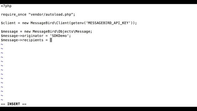 Send an Outbound SMS in 5 minutes with MessageBird (PHP) смотреть онлайн