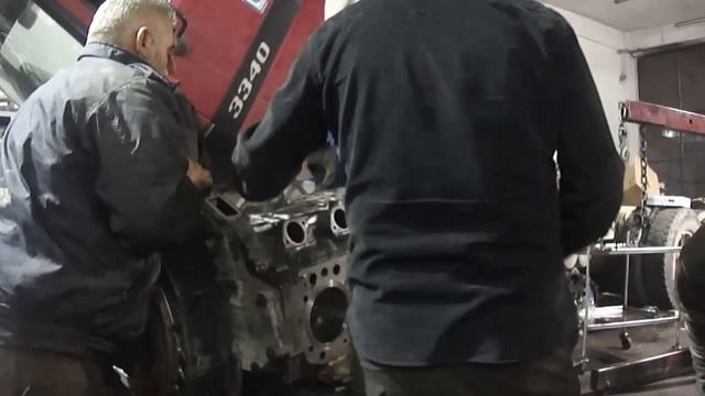 mercedes benz OM 457 LA Euro-3-Zylinderkopf montage