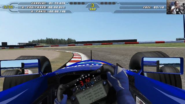 Luciano Burti tenía atracción por los accidentes (F1 Challenge Europa 2001) смотреть онлайн