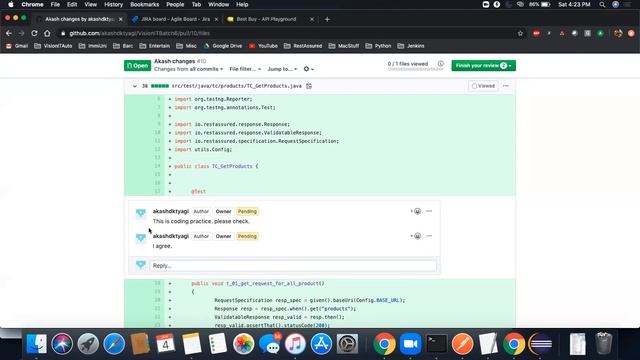 API Automation, Jira and Git смотреть онлайн