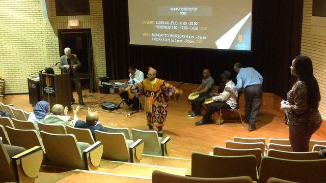 Interim president of the African Ccarribean group of St. Paul dances during Black history month. смотреть онлайн