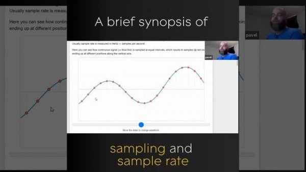 What is sampling and sample rate?
