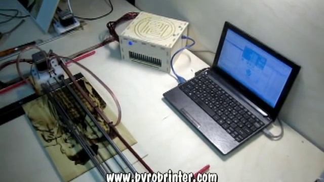PyroPrinter - простой чпу станок для выжигания по дереву . The Simplest CNC Machine For Woodburning