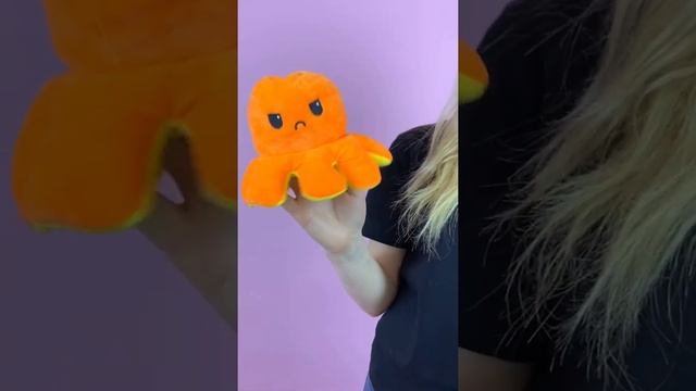 Двухсторонняя мягкая игрушка ТРЕНД В ТИК ТОК / Игрушка Осьминог для детей. смотреть онлайн