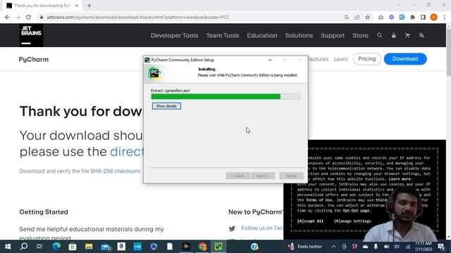 Python Programming - How to download and Install Pycharm community edition!! смотреть онлайн