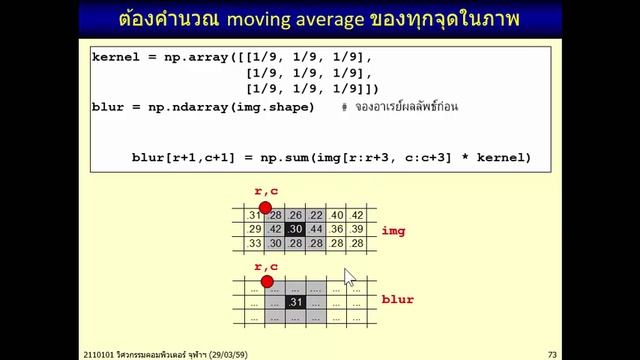 2110101 (2558-2) 09 Numpy : Image Convolution смотреть онлайн