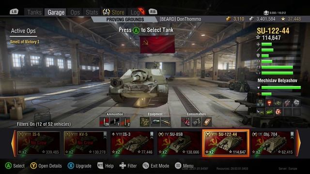 WoT Can It Earn? SU-122-44 - WoT Xbox One/PS4 смотреть онлайн