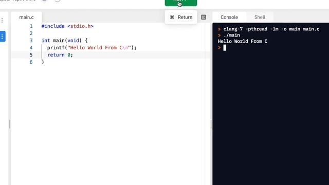 C Programming Skills Using Replit: main.c - Part 2 смотреть онлайн