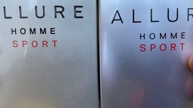 Fake Vs Real Chanel Allure Homme Sport 100 ML