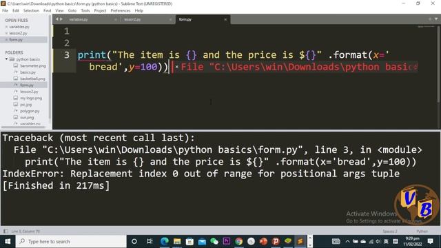 Python String Formatting смотреть онлайн