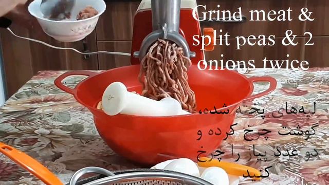 Persian Delicious Meatball- کوفته مخصوص سیزده بدر смотреть онлайн