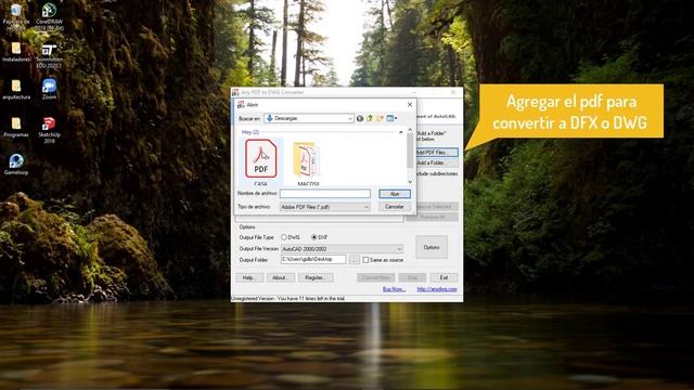 Autocad Pasar De Pdf a Dwg o DXF смотреть онлайн