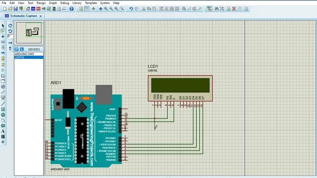 LCD display interface using Arduino with Proteus | 16*2 LCD display | Arduino | Proteus смотреть онлайн