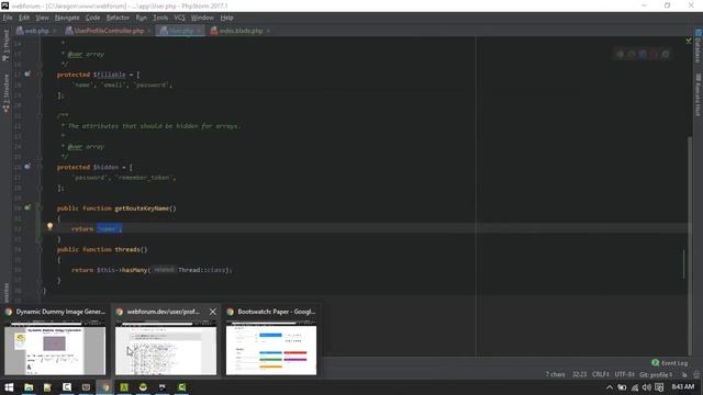 User Profile: Build Forum in Laravel смотреть онлайн