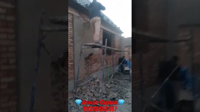 Демонтаж кирпичной столбы Грозный с.Октябрьская 89280865387 работаем по Чеченской Республике и РИ.