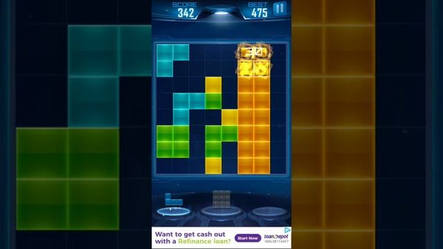 Gameplay On Puzzle Game Blast