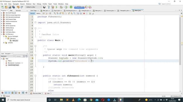 11. Ejercicios resueltos de JAVA: FIBONACCI (recursividad) смотреть онлайн