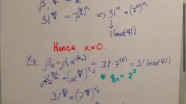 Pohlig-Hellman Algorithm