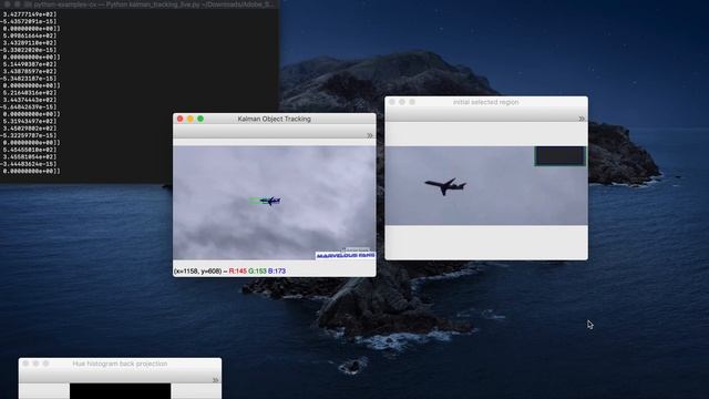 Unscented Kalman Filter Object Tracking - Plane смотреть онлайн