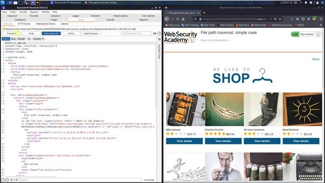 File path traversal, simple case (Video solution, Audio) смотреть онлайн