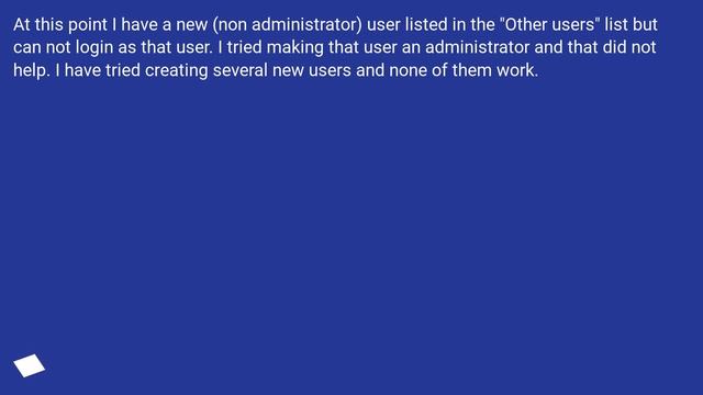 Can't login with new local users in windows 10 смотреть онлайн