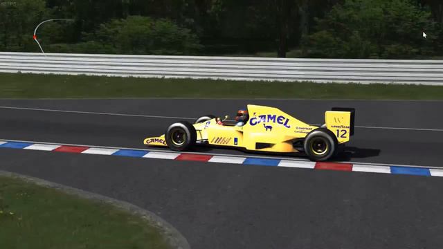 Assetto Corsa 1990 Lotus Lamborghini 102 At Old Hockenheimring! смотреть онлайн