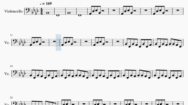 Cello Sheet Music: How to play Dream Running Music by Bobby Cole смотреть онлайн