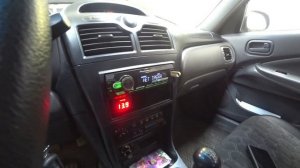 сабвуфер и фронт в nissan almera одним дублем