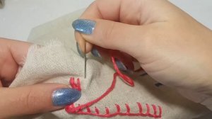 Декоративные швы. Петельный шов