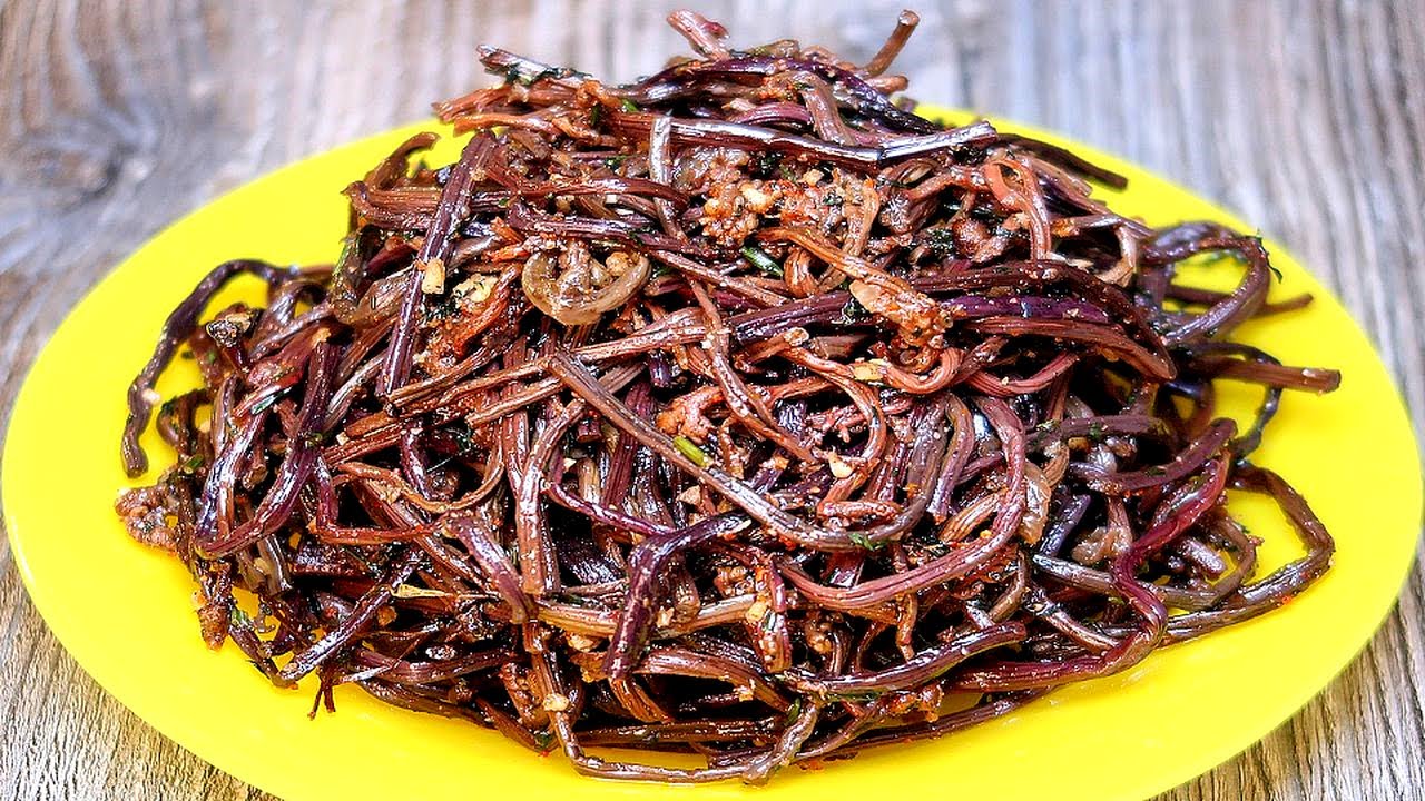 Косари Ча. Безумно Вкусный Рецепт Салата из Папоротника по Корейски. Бабушка Научила Готовить! смотреть онлайн