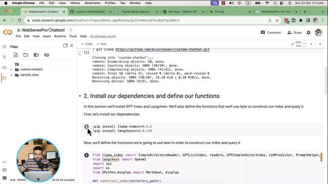 Build AI chatbot with custom knowledge base using OpenAI API and GPT Index смотреть онлайн