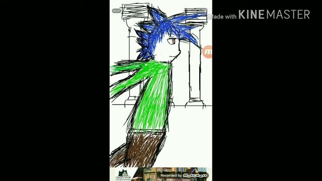 Мой первый рисунок на телефоне в программе IbisPaint. смотреть онлайн