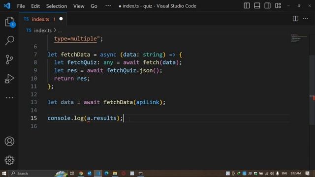 Console Interactive Quiz in TypeScript смотреть онлайн