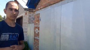 Как поднять крышу гаража. Поднимаем стены гаража. Ильгиз Шамратов.